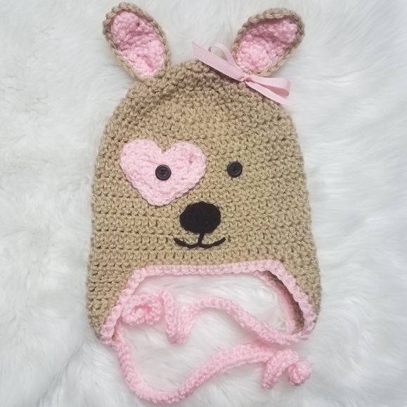 Handmade Other - 🐶 Puppy Love Handmade Crochet Hat sz Toddler